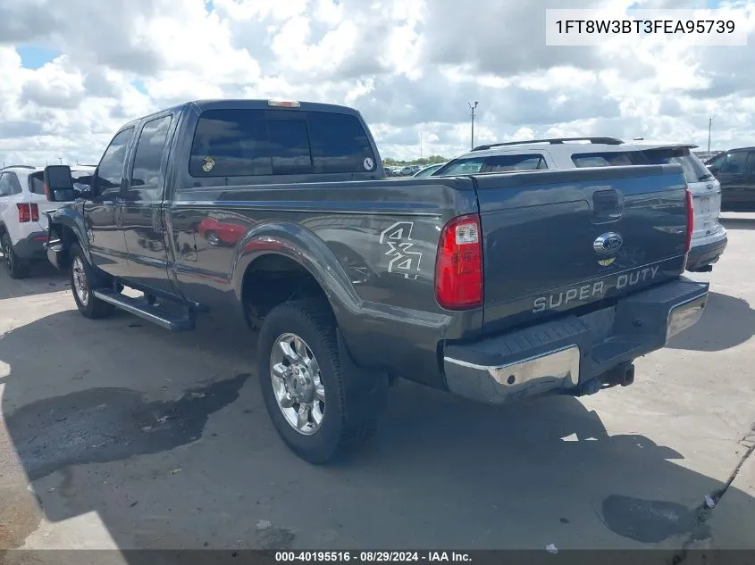 2015 Ford F-350 Lariat VIN: 1FT8W3BT3FEA95739 Lot: 40195516