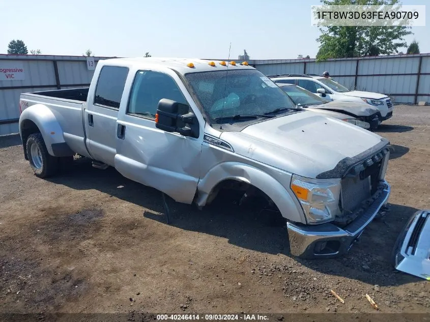 1FT8W3D63FEA90709 2015 Ford F-350 Xlt