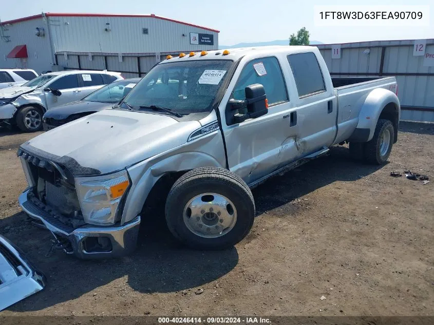 2015 Ford F-350 Xlt VIN: 1FT8W3D63FEA90709 Lot: 40246414