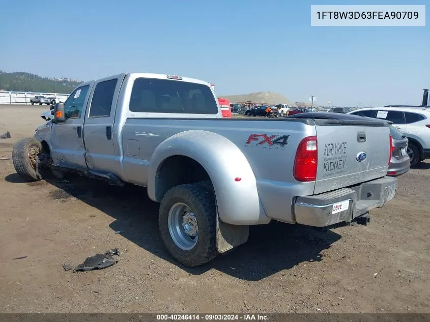 2015 Ford F-350 Xlt VIN: 1FT8W3D63FEA90709 Lot: 40246414