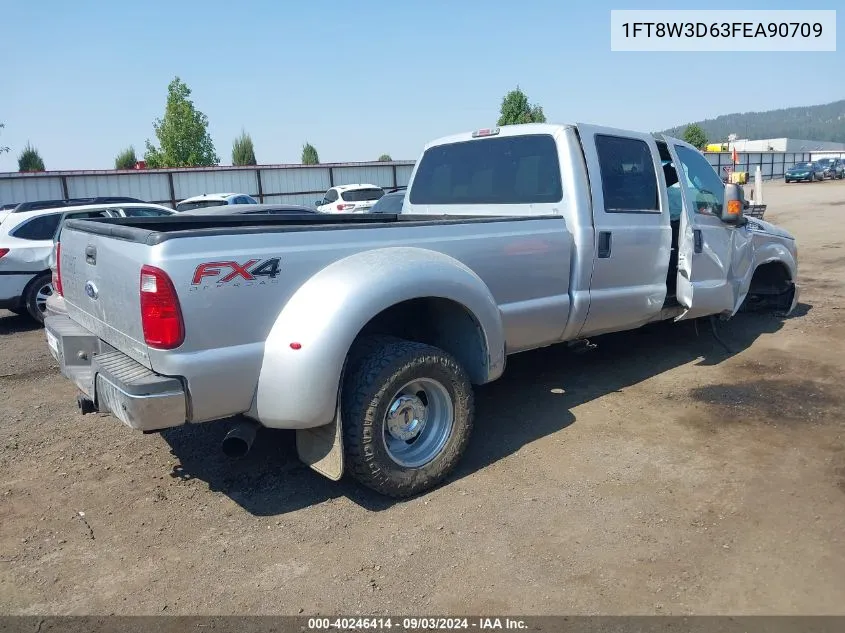 1FT8W3D63FEA90709 2015 Ford F-350 Xlt