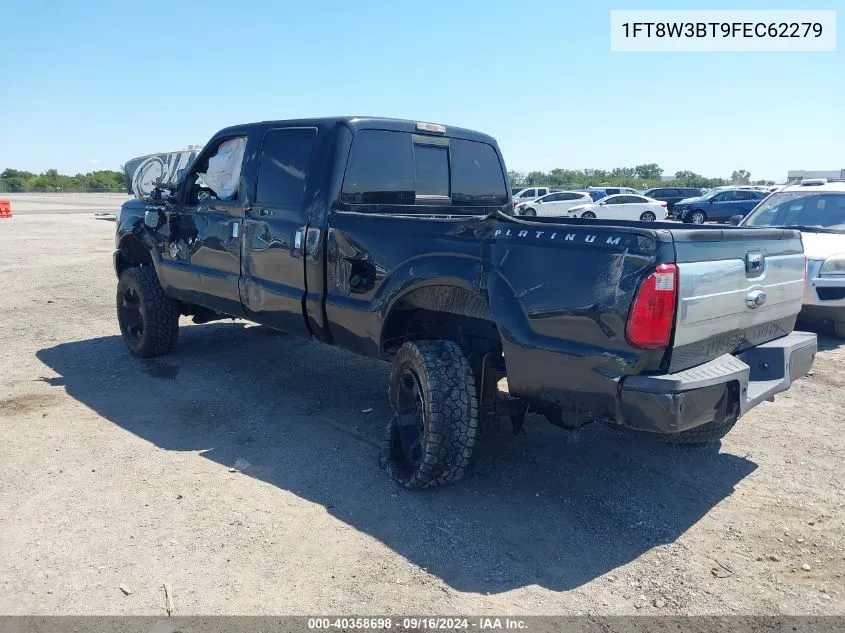 1FT8W3BT9FEC62279 2015 Ford F-350 Lariat