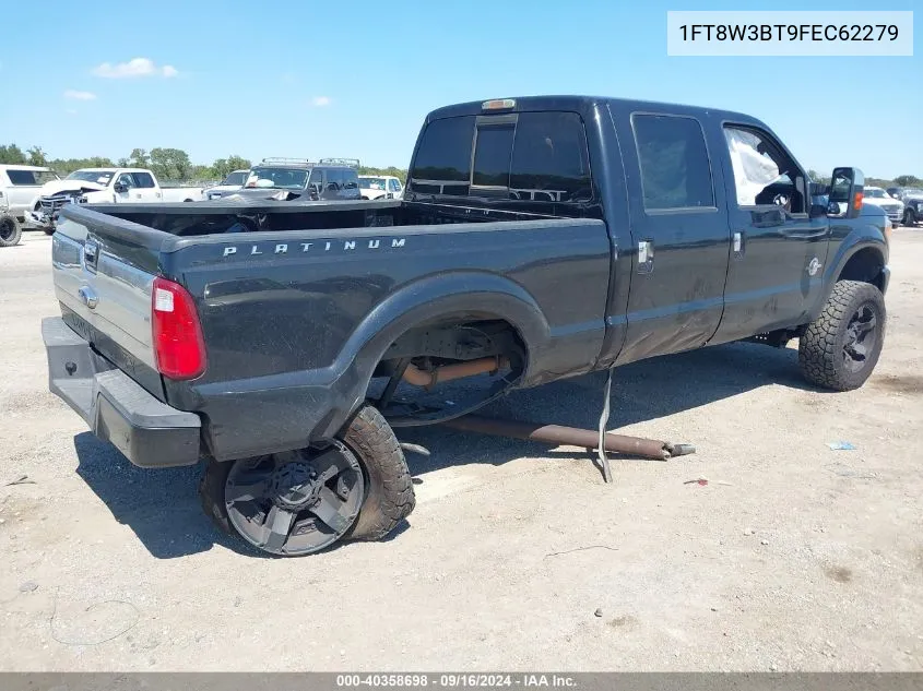 1FT8W3BT9FEC62279 2015 Ford F-350 Lariat