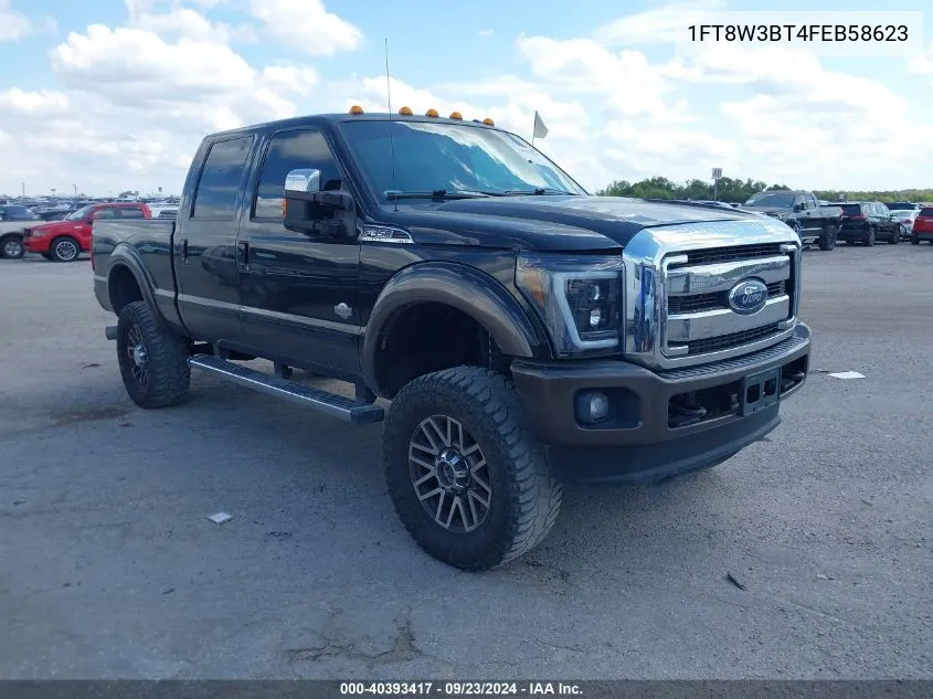 1FT8W3BT4FEB58623 2015 Ford F-350 Lariat