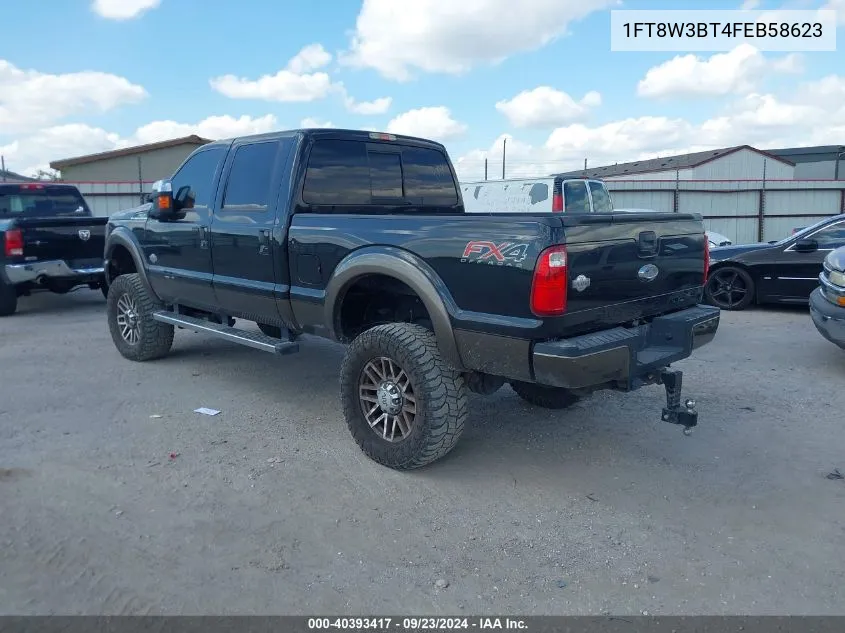 1FT8W3BT4FEB58623 2015 Ford F-350 Lariat