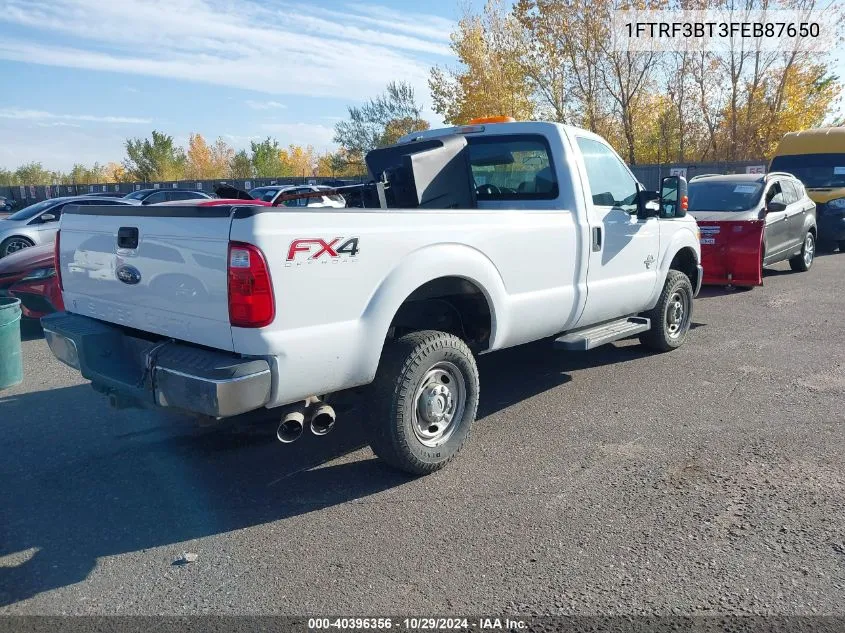 2015 Ford F-350 Xl VIN: 1FTRF3BT3FEB87650 Lot: 40396356