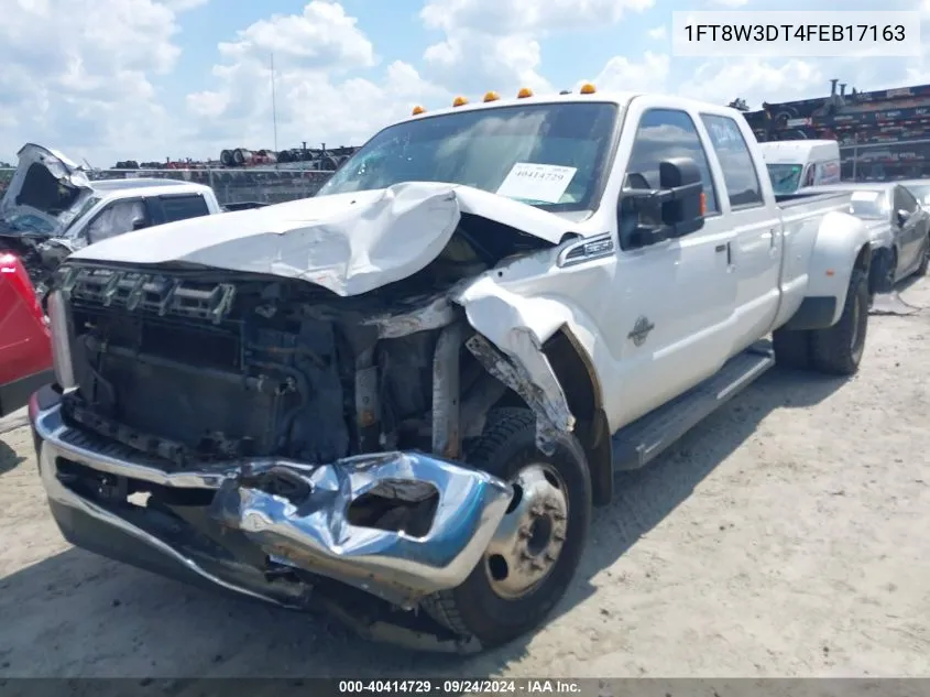 1FT8W3DT4FEB17163 2015 Ford F-350 Super Duty