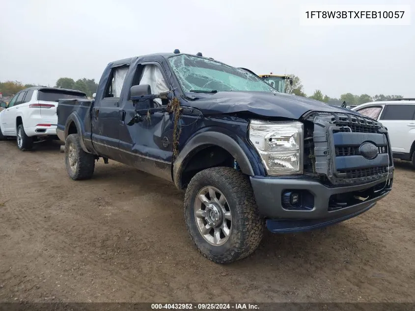 1FT8W3BTXFEB10057 2015 Ford F-350 Lariat