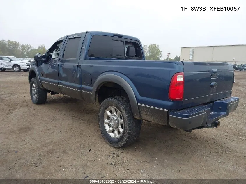 1FT8W3BTXFEB10057 2015 Ford F-350 Lariat