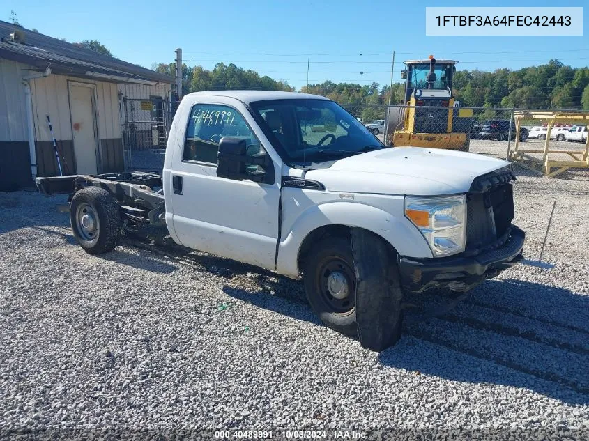 2015 Ford F-350 Xl VIN: 1FTBF3A64FEC42443 Lot: 40489991