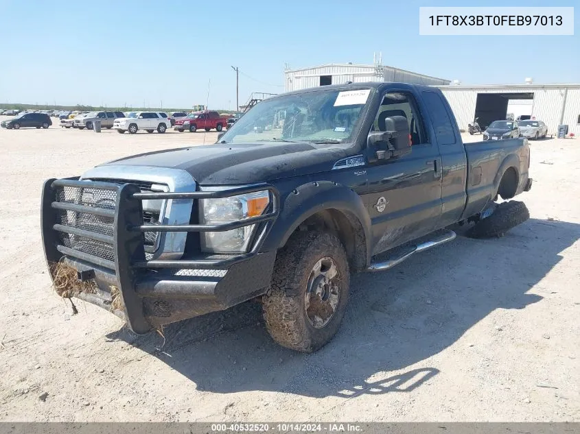 2015 Ford F-350 Xlt VIN: 1FT8X3BT0FEB97013 Lot: 40532520