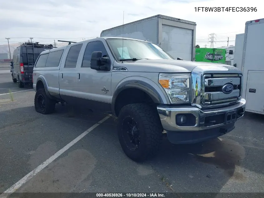 2015 Ford F-350 Lariat VIN: 1FT8W3BT4FEC36396 Lot: 40536926