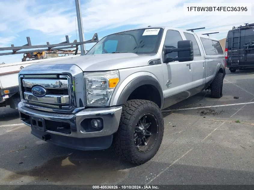 2015 Ford F-350 Lariat VIN: 1FT8W3BT4FEC36396 Lot: 40536926