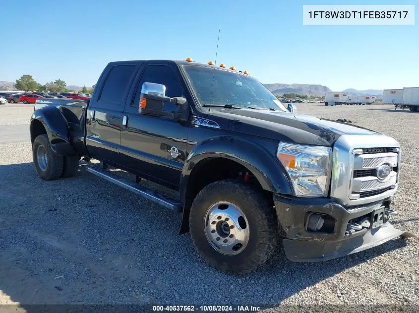 2015 Ford F-350 Lariat VIN: 1FT8W3DT1FEB35717 Lot: 40537562