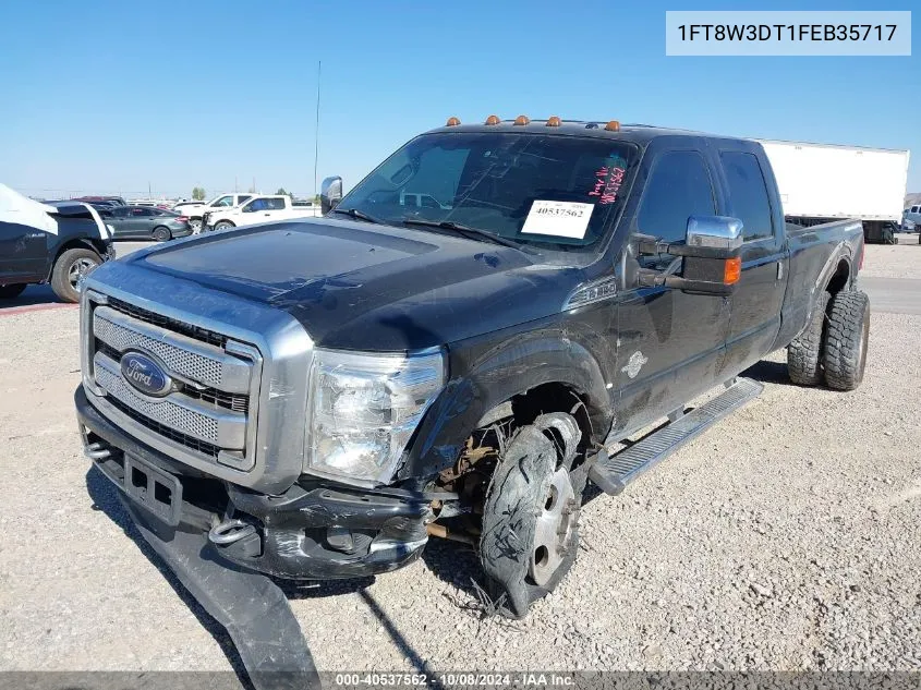 2015 Ford F-350 Lariat VIN: 1FT8W3DT1FEB35717 Lot: 40537562