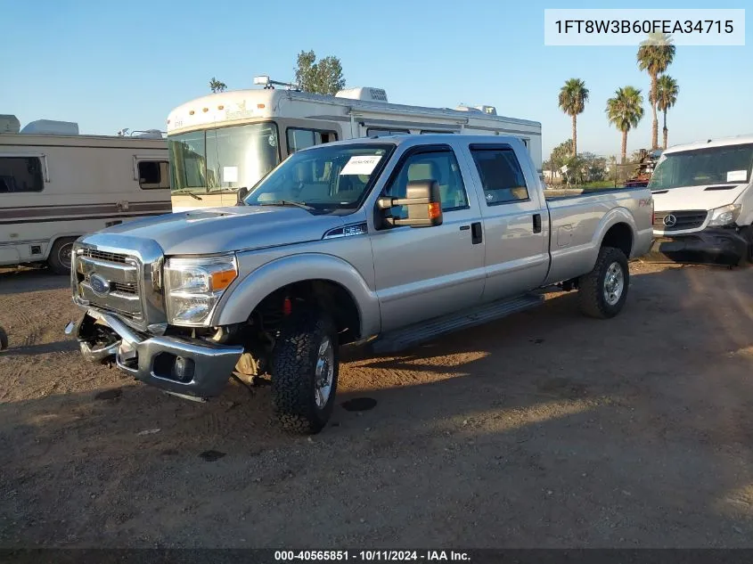 1FT8W3B60FEA34715 2015 Ford F-350 Xlt