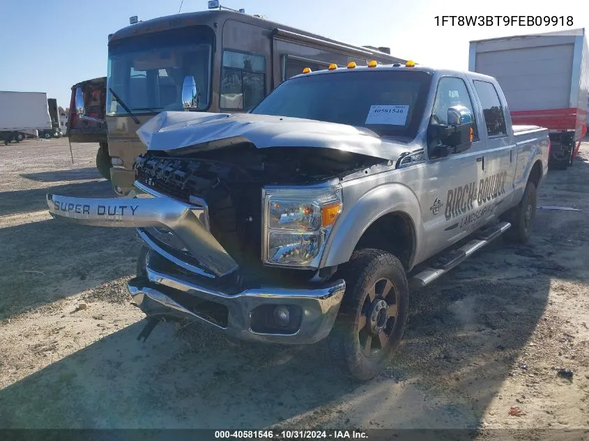 2015 Ford F-350 Lariat VIN: 1FT8W3BT9FEB09918 Lot: 40581546