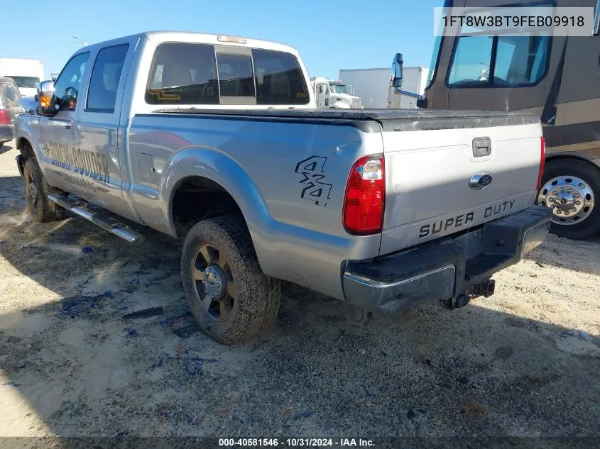 2015 Ford F-350 Lariat VIN: 1FT8W3BT9FEB09918 Lot: 40581546