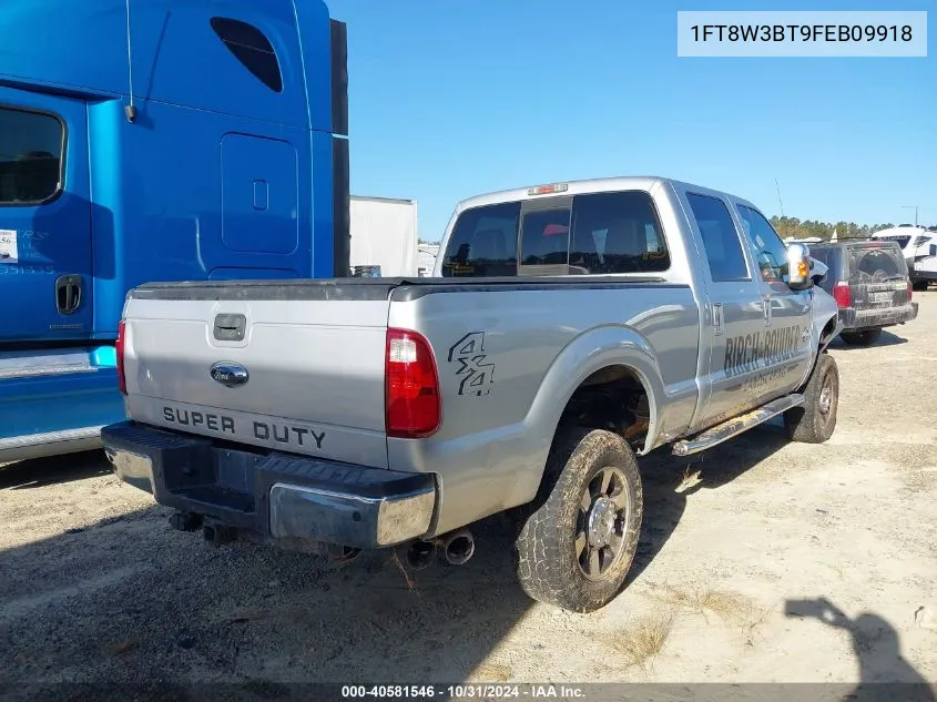 2015 Ford F-350 Lariat VIN: 1FT8W3BT9FEB09918 Lot: 40581546