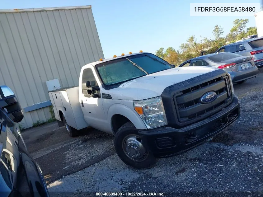 2015 Ford F-350 Chassis Xl VIN: 1FDRF3G68FEA58480 Lot: 40609400