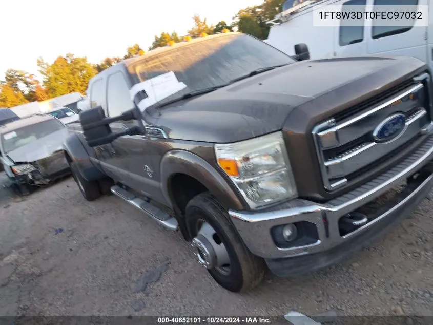 1FT8W3DT0FEC97032 2015 Ford F-350 Xlt