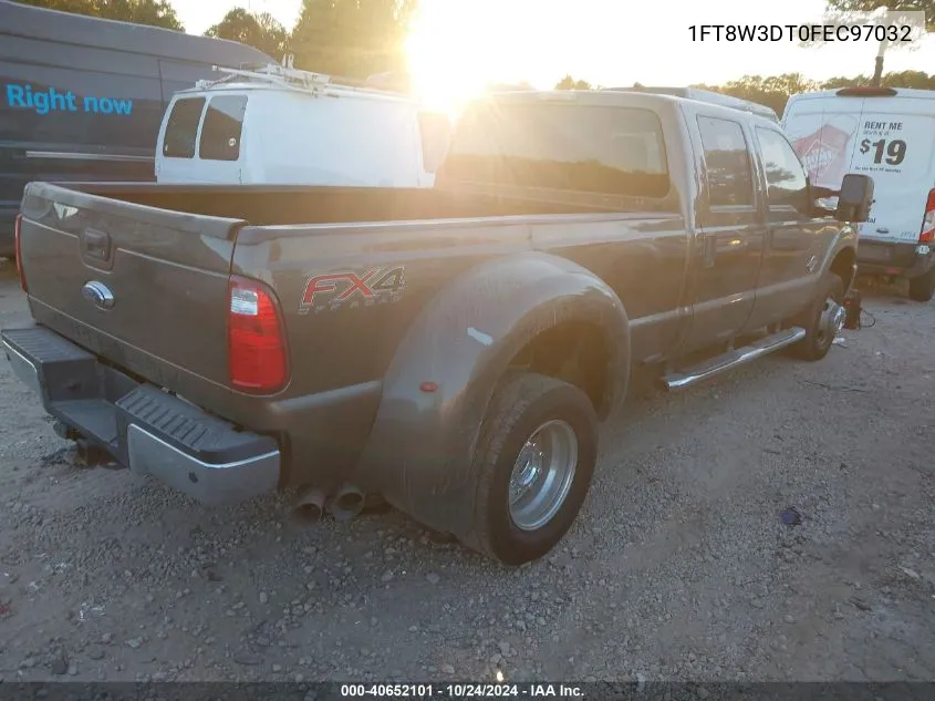 1FT8W3DT0FEC97032 2015 Ford F-350 Xlt