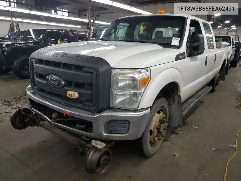 2015 Ford F350 Super Duty VIN: 1FT8W3B66FEA52491 Lot: 40731455