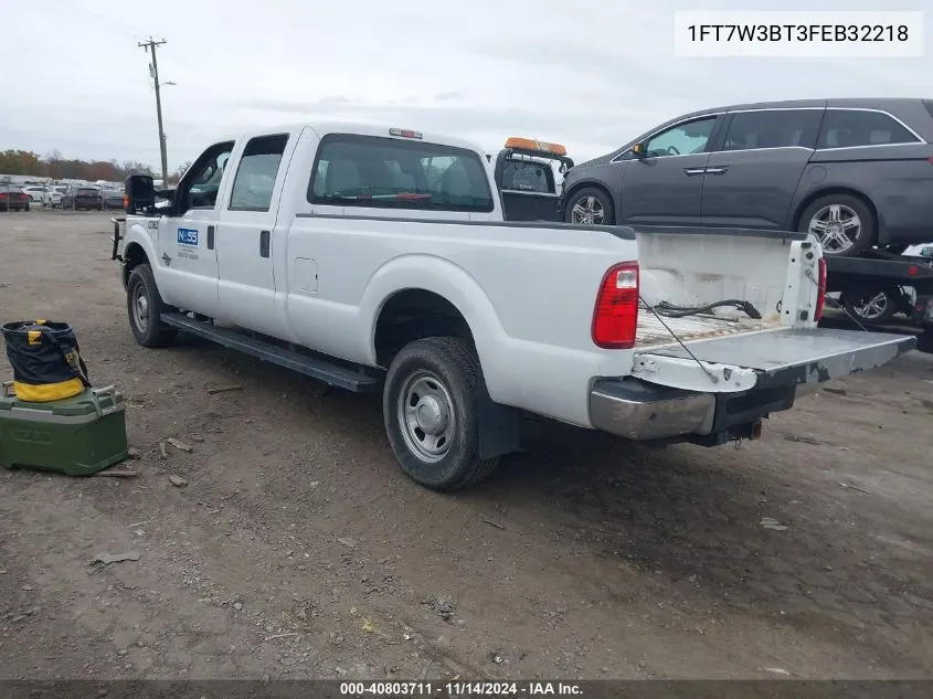 2015 Ford F-350 Xl VIN: 1FT7W3BT3FEB32218 Lot: 40803711