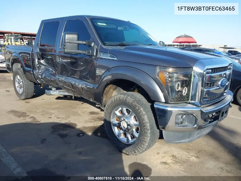 2015 Ford F-350 Lariat VIN: 1FT8W3BT0FEC63465 Lot: 40807510