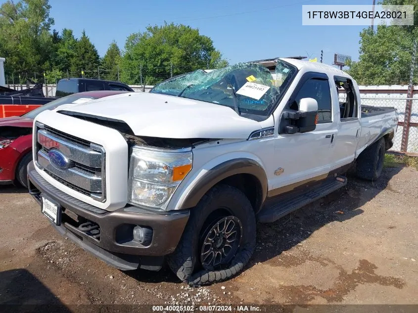 1FT8W3BT4GEA28021 2016 Ford F-350 Lariat