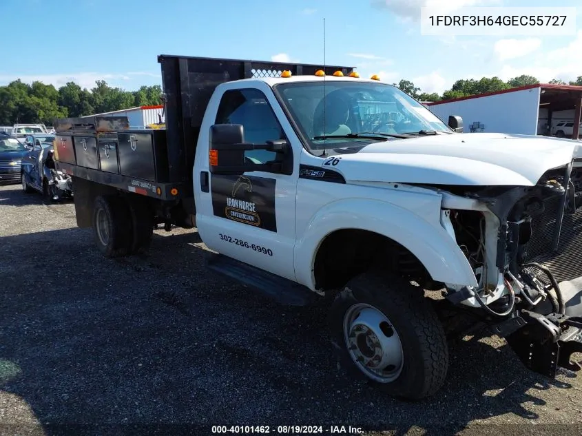 1FDRF3H64GEC55727 2016 Ford F-350 Chassis Xl