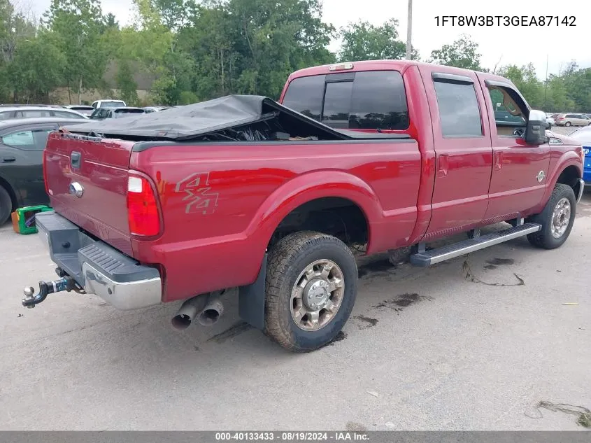 2016 Unknown F-350 Lariat VIN: 1FT8W3BT3GEA87142 Lot: 40728664