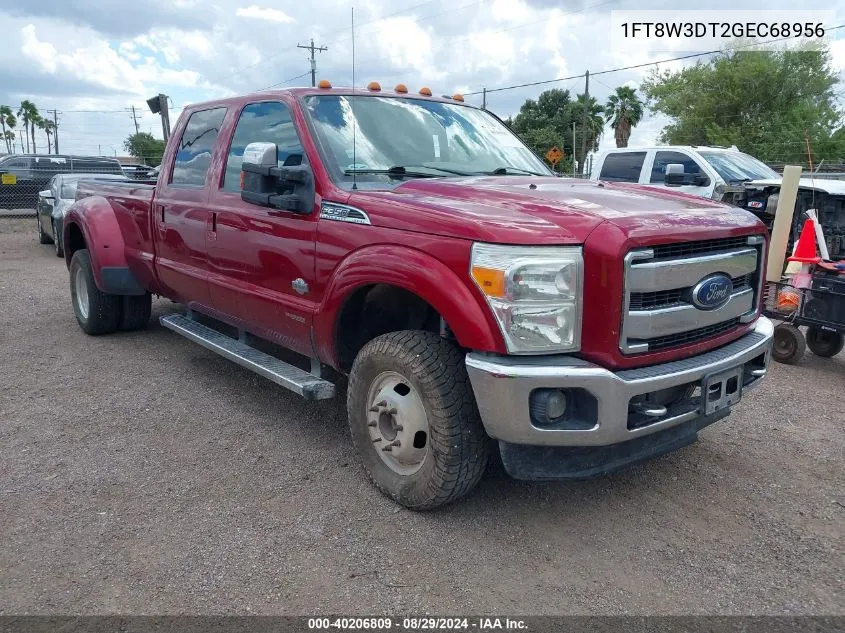 2016 Ford F-350 Lariat VIN: 1FT8W3DT2GEC68956 Lot: 40206809