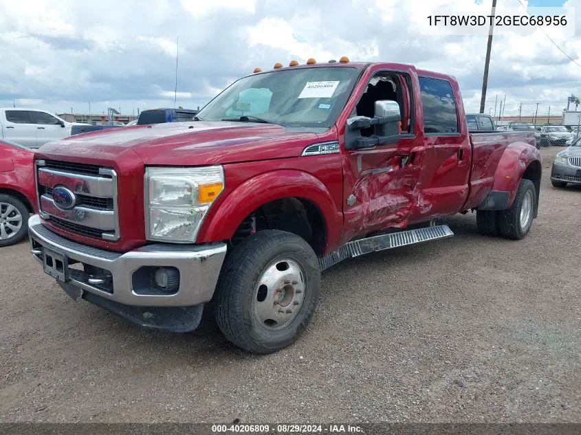 2016 Ford F-350 Lariat VIN: 1FT8W3DT2GEC68956 Lot: 40206809