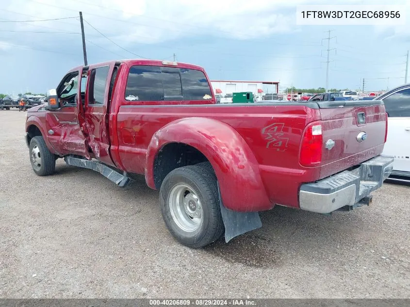 1FT8W3DT2GEC68956 2016 Ford F-350 Lariat