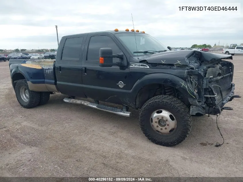 1FT8W3DT4GED46444 2016 Ford F-350 Lariat