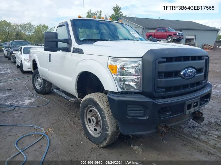 2016 Ford F-350 Xl VIN: 1FTRF3B64GEB17568 Lot: 40410980