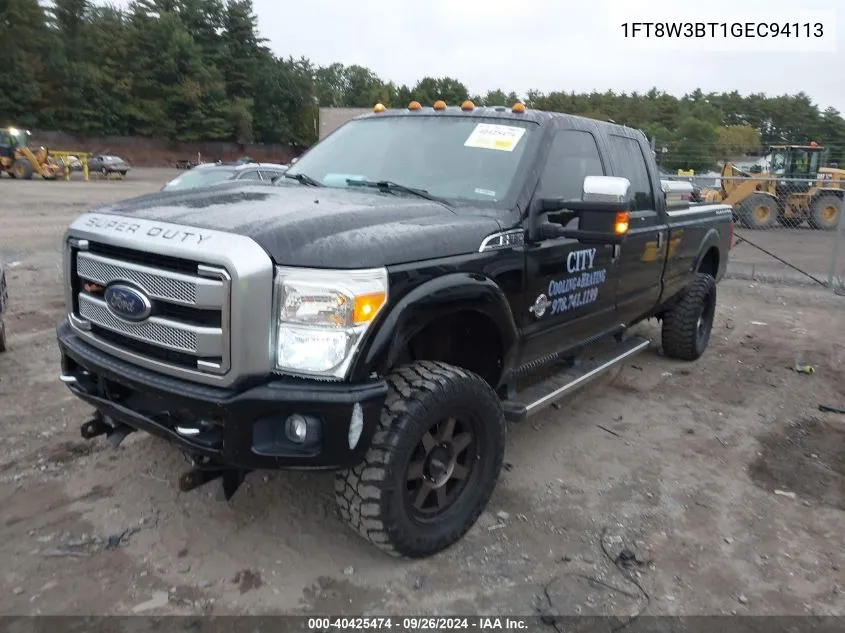 2016 Ford F350 Super Duty VIN: 1FT8W3BT1GEC94113 Lot: 40425474