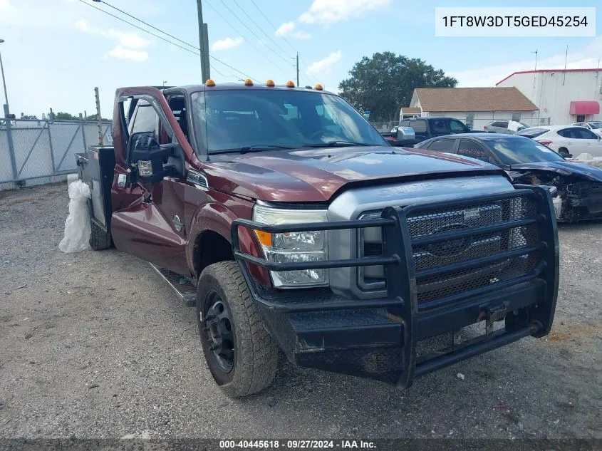 2016 Ford F-350 Lariat VIN: 1FT8W3DT5GED45254 Lot: 40445618