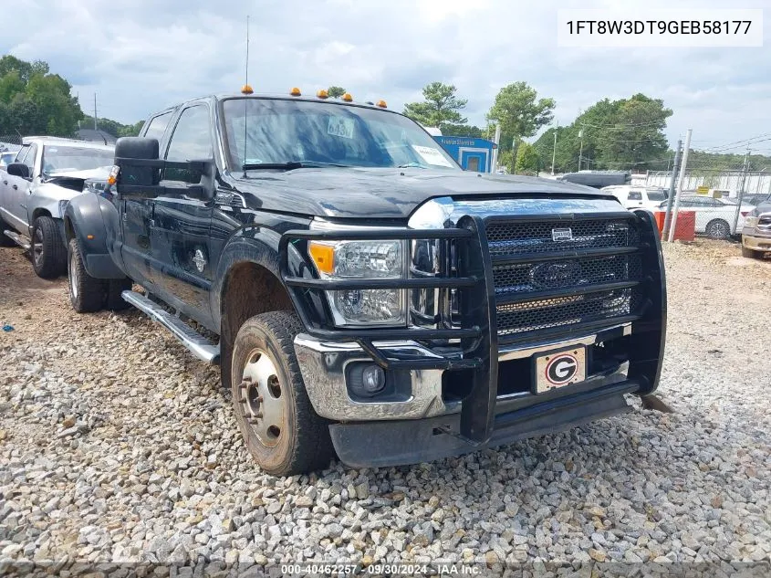 2016 Ford F-350 Super Duty VIN: 1FT8W3DT9GEB58177 Lot: 40462257