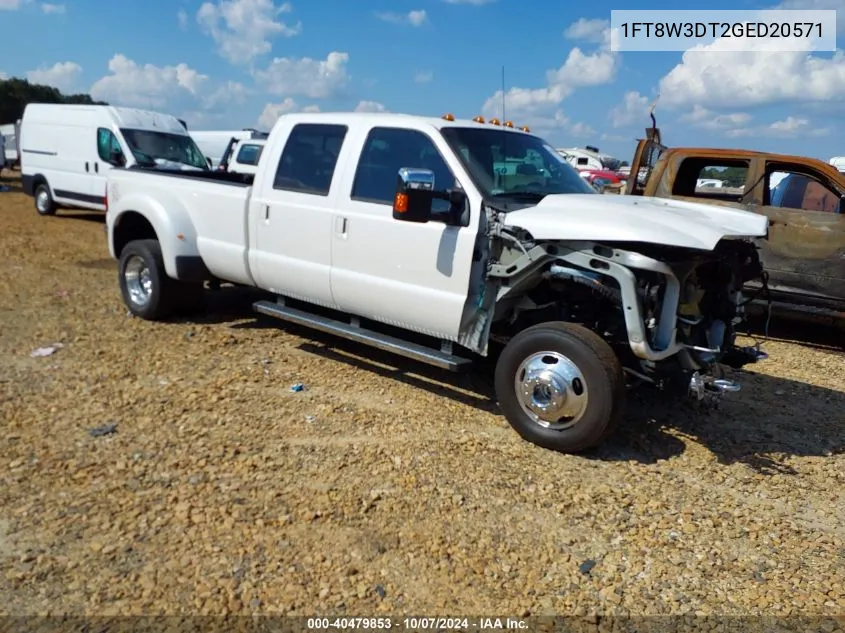 2016 Ford F-350 Lariat VIN: 1FT8W3DT2GED20571 Lot: 40479853