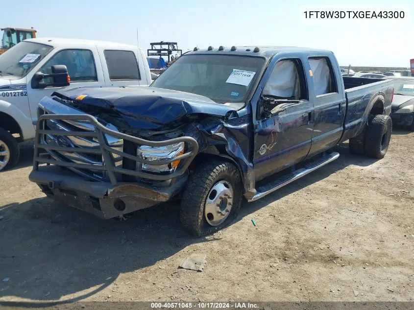 2016 Ford F-350 Lariat VIN: 1FT8W3DTXGEA43300 Lot: 40571048