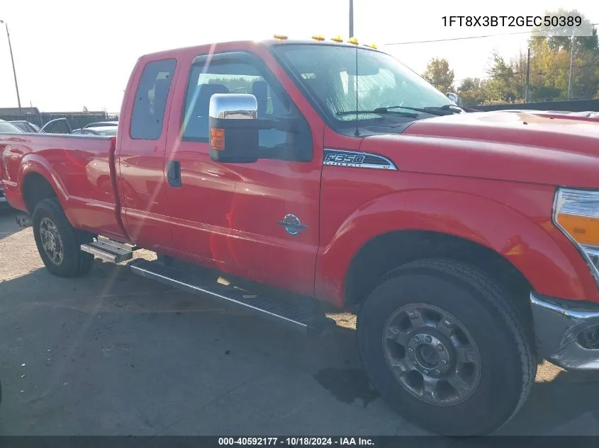 2016 Ford F-350 Xlt VIN: 1FT8X3BT2GEC50389 Lot: 40592177