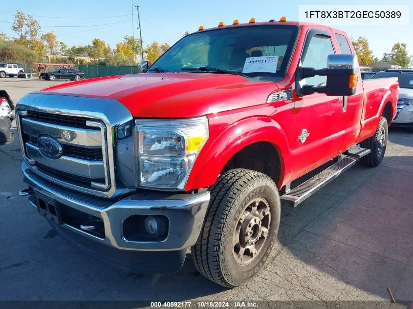 2016 Ford F-350 Xlt VIN: 1FT8X3BT2GEC50389 Lot: 40592177