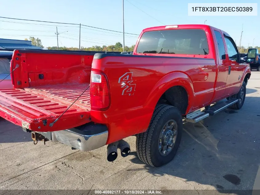 2016 Ford F-350 Xlt VIN: 1FT8X3BT2GEC50389 Lot: 40592177