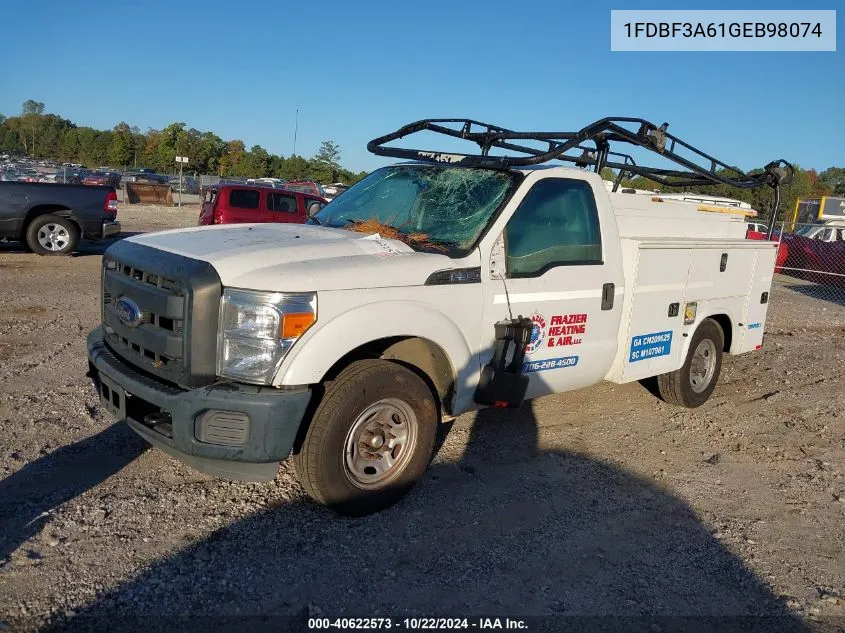 2016 Ford F-350 Xl VIN: 1FDBF3A61GEB98074 Lot: 40622573