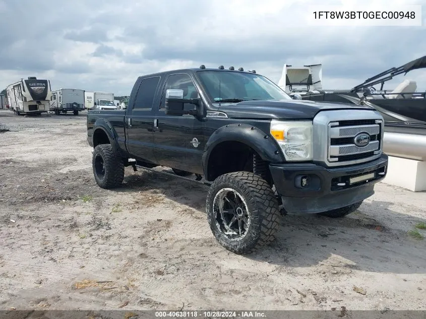 2016 Ford F-350 Lariat VIN: 1FT8W3BT0GEC00948 Lot: 40638118