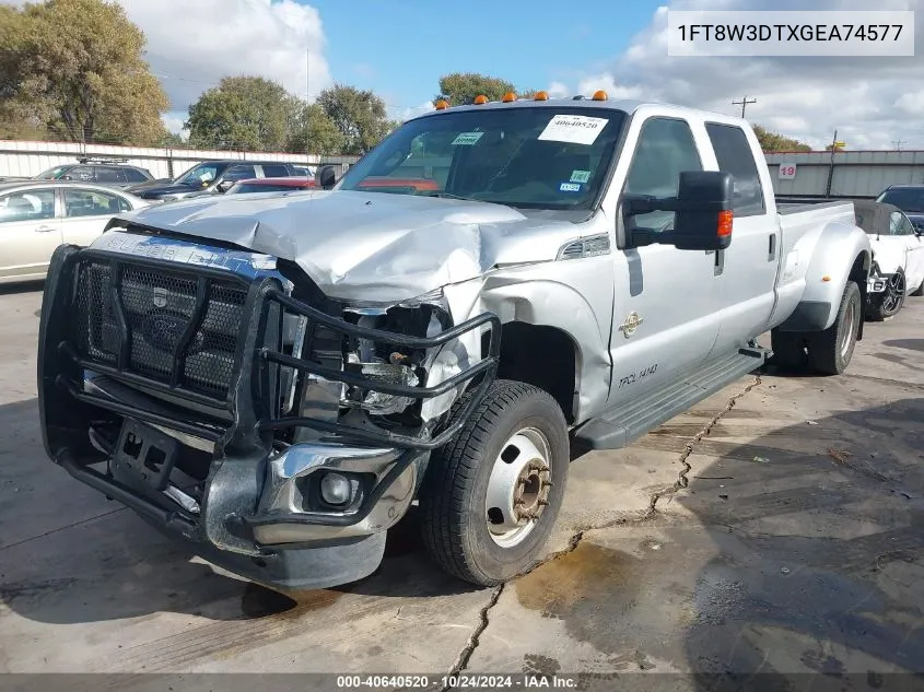 2016 Ford F-350 Xlt VIN: 1FT8W3DTXGEA74577 Lot: 40640520