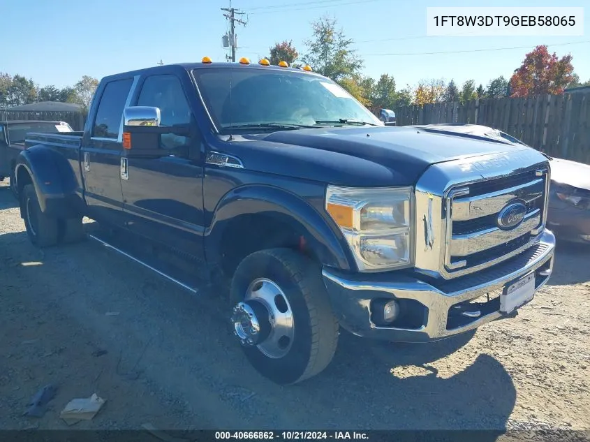 2016 Ford F-350 Lariat VIN: 1FT8W3DT9GEB58065 Lot: 40666862