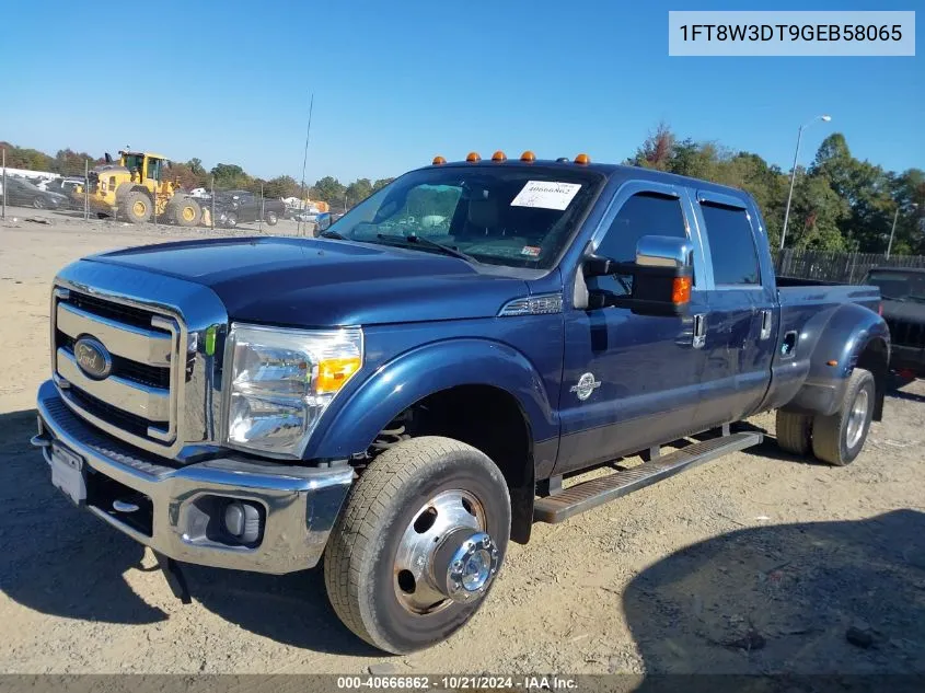 2016 Ford F-350 Lariat VIN: 1FT8W3DT9GEB58065 Lot: 40666862